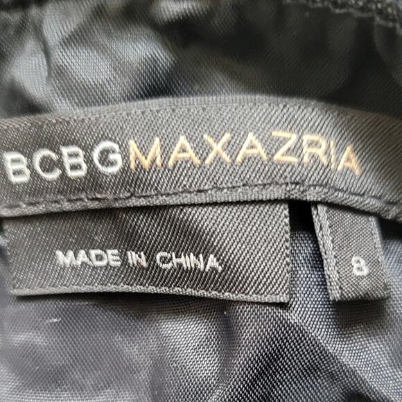 BCBGMaxazaria Black Sequence Mini Dress Size 8 Eras Tour Style - Picture 7 of 10